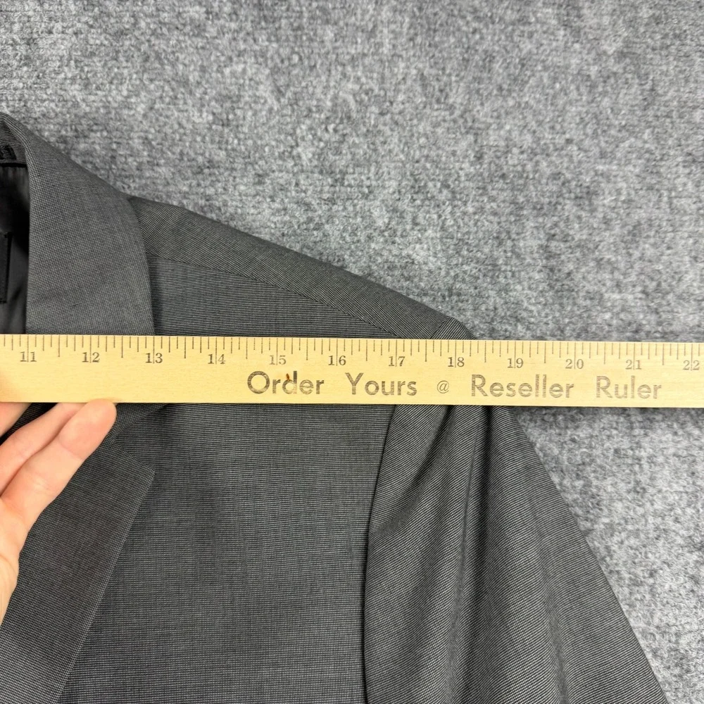 H&M Blazer Mens 44R Gray Regular Fit Two Button Suit Jacket New NWT Professional
